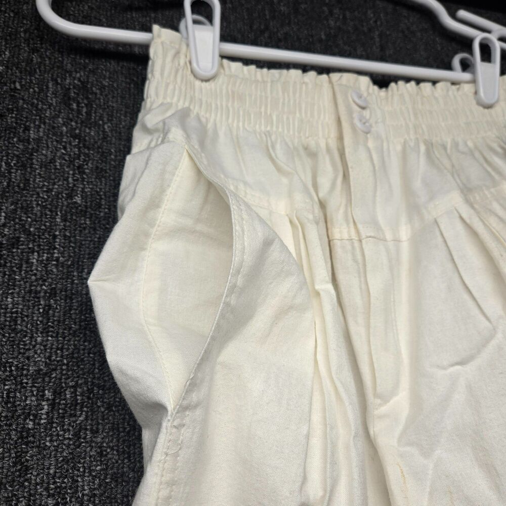 Petites Fundamental Things Vintage Women’s Pants 6 White High Rise NWT 24x28 - Picture 13 of 16